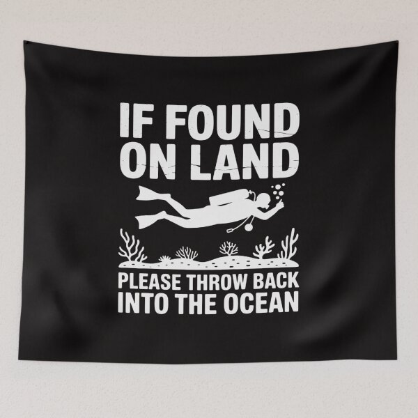 Item preview, If Found On Land Scuba Diving  Diver Gift designed and sold by banbopbii.