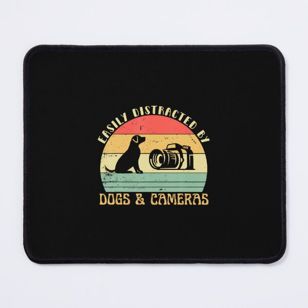 Item preview, Easily Distracted By Cameras Dogs Retro Funny Photographer designed and sold by scottsurswab.
