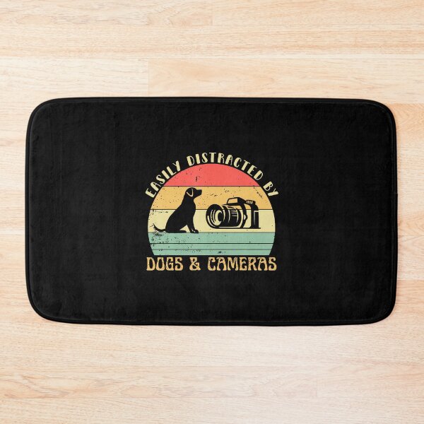 Item preview, Easily Distracted By Cameras Dogs Retro Funny Photographer designed and sold by scottsurswab.