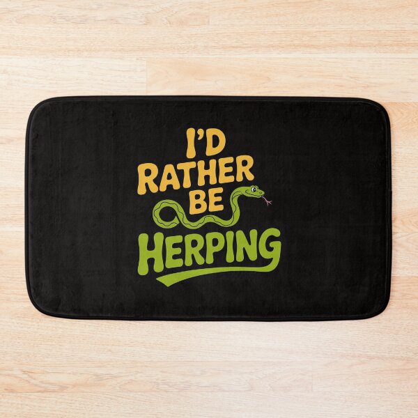 Item preview, Id Rather Be Herping Herpetology Herper Reptile Snake designed and sold by banbopbii.