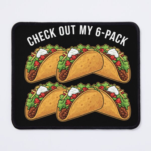 Item preview, 6 Pack Taco Shirt – Funny Fitness Gym Tee for Taco Lovers designed and sold by Alexis Art Collection.
