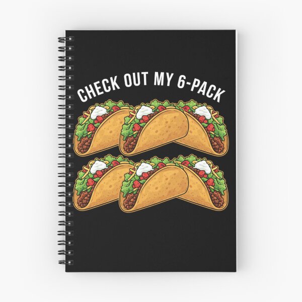 Item preview, 6 Pack Taco Shirt – Funny Fitness Gym Tee for Taco Lovers designed and sold by Alexis Art Collection.