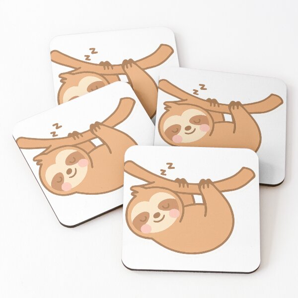 Artikelvorschau, Schlafendes Kawaii-Faultier entworfen und verkauft von Serge-Design.