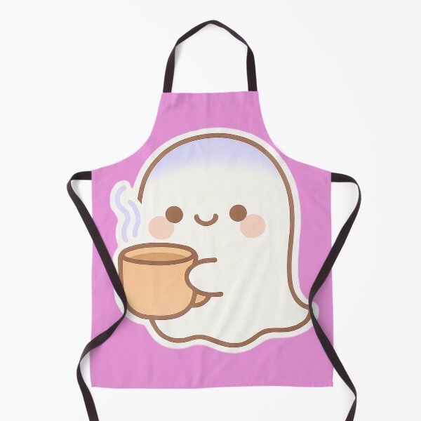 Item preview, Little Kawaii Ghost at the Cafe designed and sold by Serge-Design.