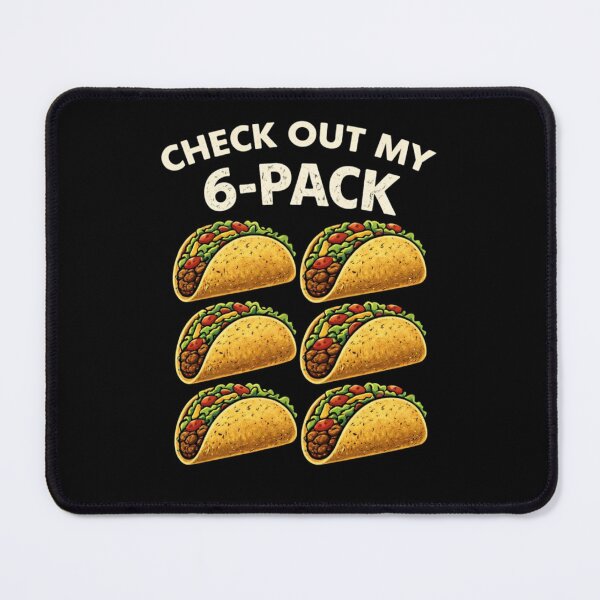 Item preview, Funny Taco 6 Pack Shirt – Fitness Humor Gym Top for Taco Lovers designed and sold by Alexis Art Collection.