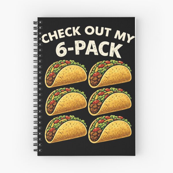 Item preview, Funny Taco 6 Pack Shirt – Fitness Humor Gym Top for Taco Lovers designed and sold by Alexis Art Collection.
