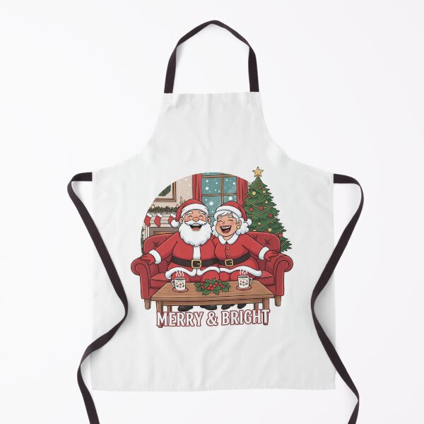 Item preview, Merry & Bright Santa and Mrs. Claus Cozy Christmas designed and sold by Satpura punti baba .