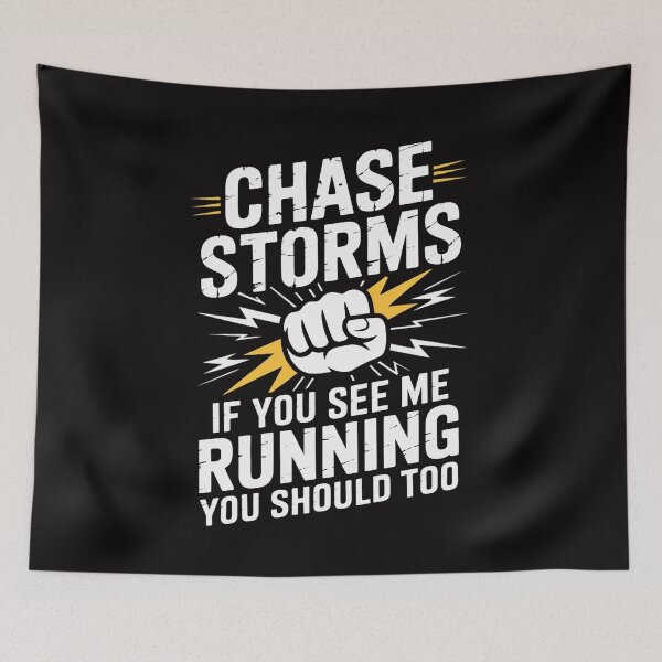 Item preview, I Chase Storms - Tornado Chaser Hurricane Hunter Meteorology designed and sold by AnimeManga2D.