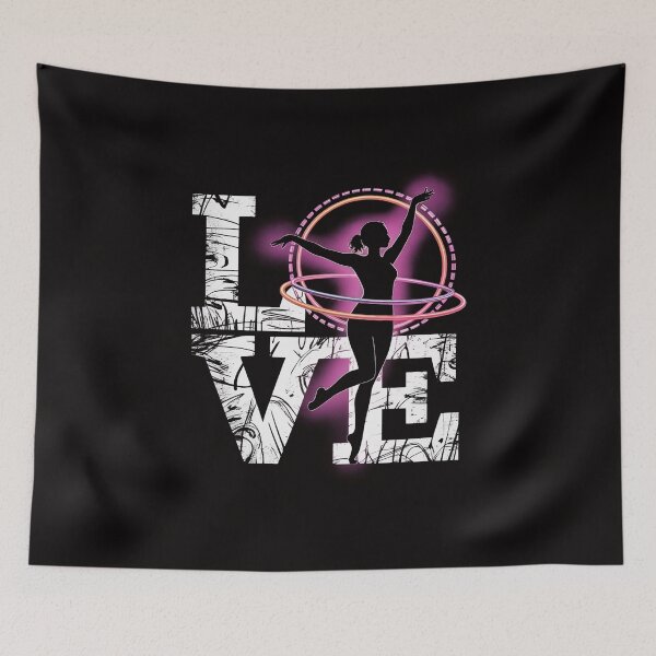 Item preview, Hula Hoop Dancing Love Hooper Dance Hooping Dancer designed and sold by AnimeManga2D.