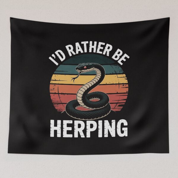 Item preview, Herpetology And Herping Gift I'd Rather Be Herping designed and sold by AnimeManga2D.