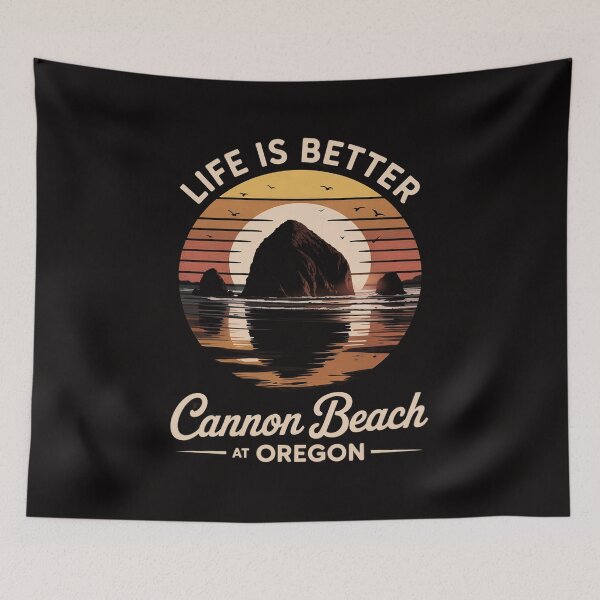 Item preview, Haystack Rock Souvenir Life Is Better At Cannon Beach designed and sold by AnimeManga2D.