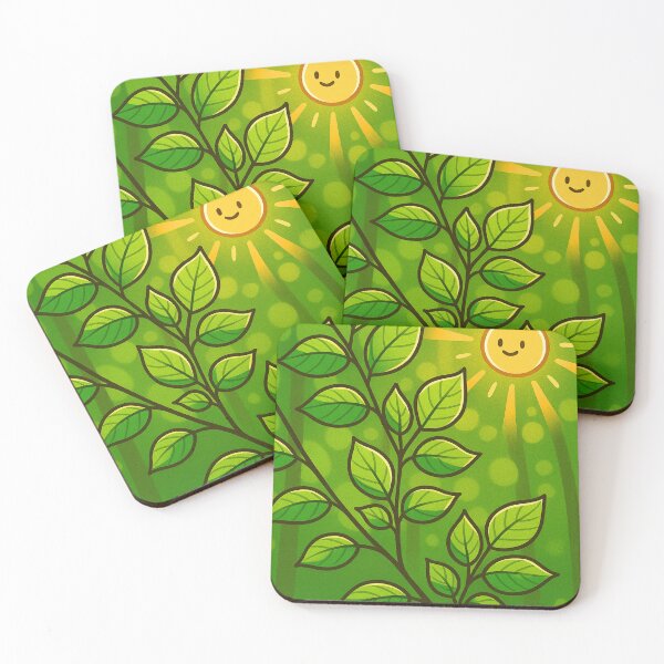 Item preview, Mystical Cartoon Leaves and Branches – Bright Nature Illustration designed and sold by Arte Cartoon From TagTeam Group.