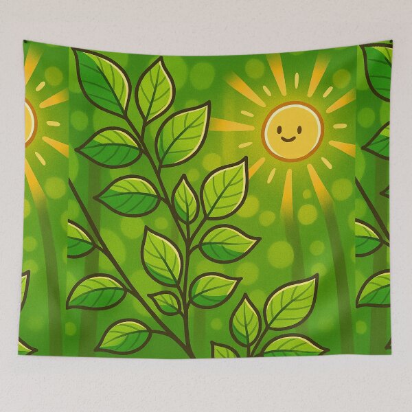 Item preview, Mystical Cartoon Leaves and Branches – Bright Nature Illustration designed and sold by Arte Cartoon From TagTeam Group.