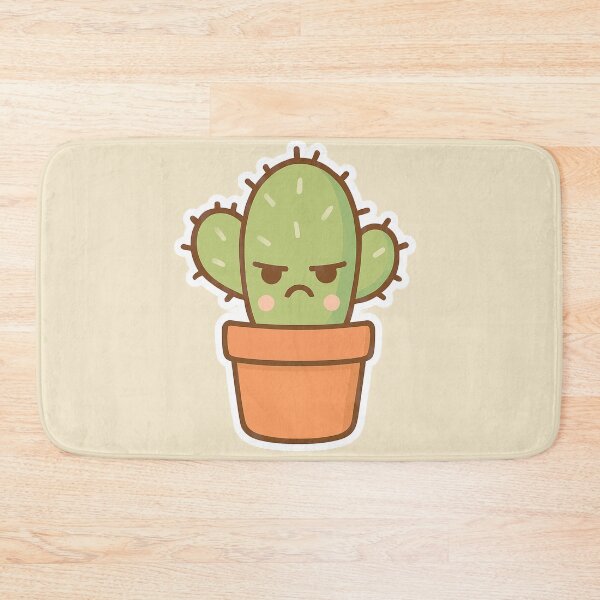 Item preview, Kawaii Grumpy Cactus designed and sold by Serge-Design.