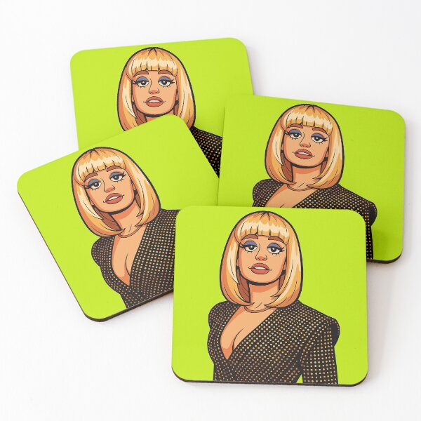 Item preview, Raffaella Carrà: Iconic Italian Pop Cartoon – Raffaella‑Inspired Character designed and sold by Arte Cartoon From TagTeam Group.