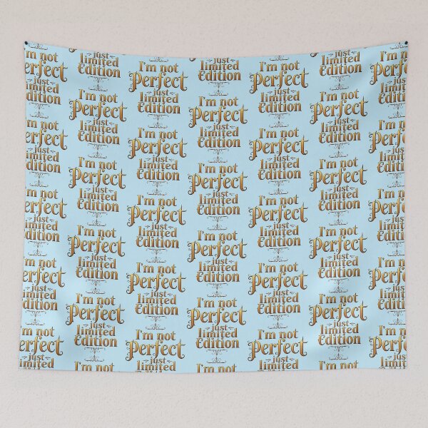 Item preview, Limited Edition Not Perfect - Elegant Golden Quote designed and sold by SholoStudio.