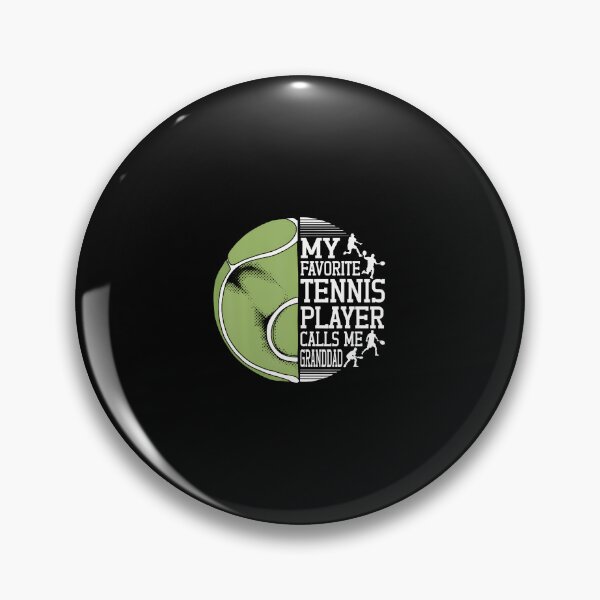 Item preview, My Favorite Tennis Player Calls Me Granddad Tennis Lover designed and sold by charitashmoqs.