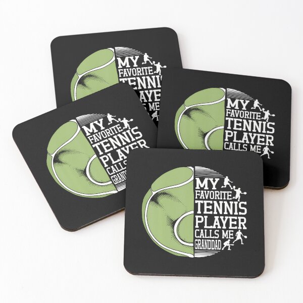 Item preview, My Favorite Tennis Player Calls Me Granddad Tennis Lover designed and sold by charitashmoqs.