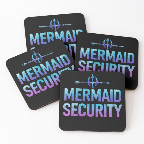 Item preview, Mermaid & Merman Security – Funny Ocean Fantasy designed and sold by Alexis Art Collection.