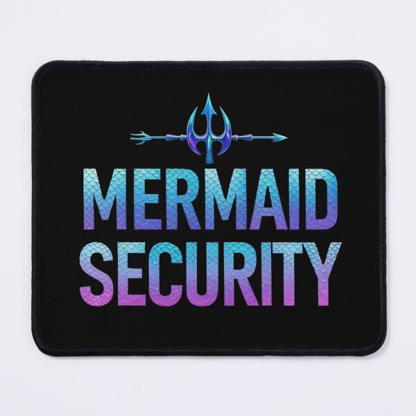 Item preview, Mermaid & Merman Security – Funny Ocean Fantasy designed and sold by Alexis Art Collection.