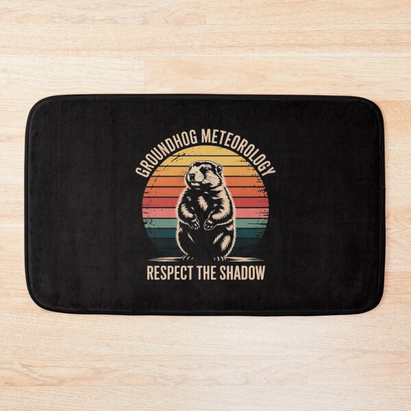 Item preview, Groundhog Meteorology Respect the Shadow Gift Groundhog Day designed and sold by tlallimicrichi.