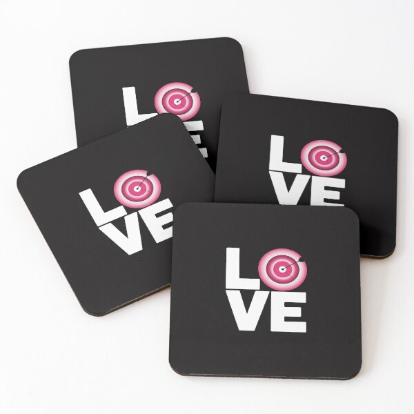 Item preview, Girls Pink Archery LOVE Bow and Arrow Target Bullseye designed and sold by tlallimicrichi.