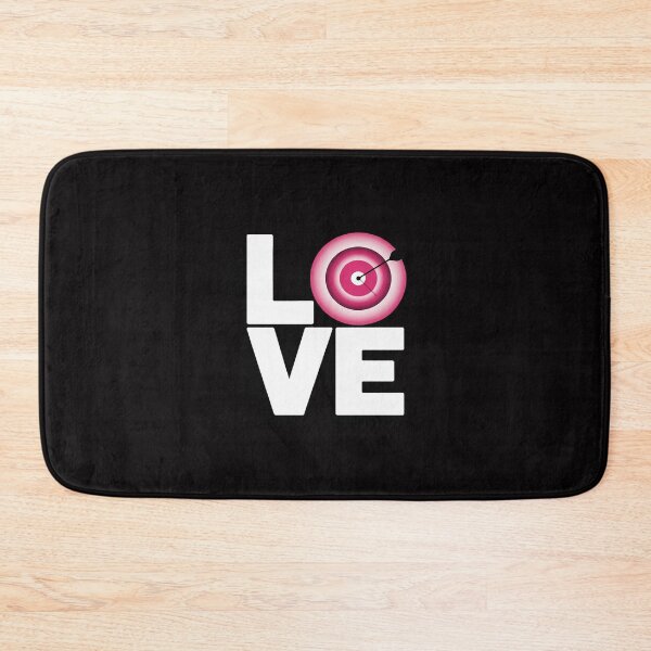 Item preview, Girls Pink Archery LOVE Bow and Arrow Target Bullseye designed and sold by tlallimicrichi.