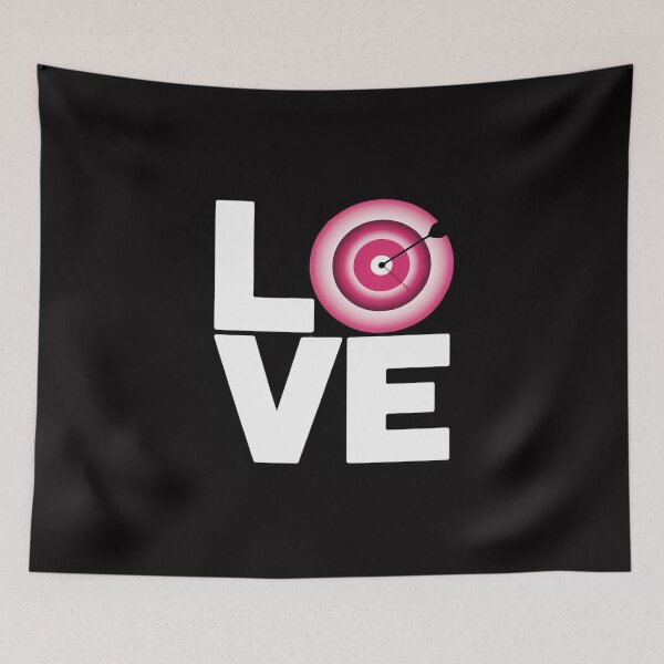Item preview, Girls Pink Archery LOVE Bow and Arrow Target Bullseye designed and sold by tlallimicrichi.