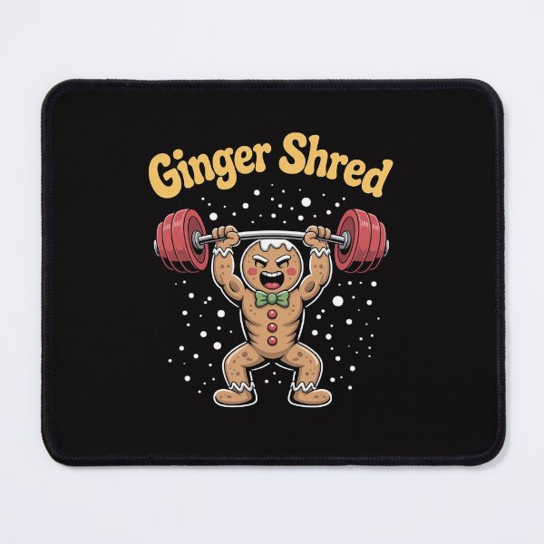 Item preview, Gingershred Gingerbread Man Gym Bodybuilding Christmas designed and sold by tlallimicrichi.