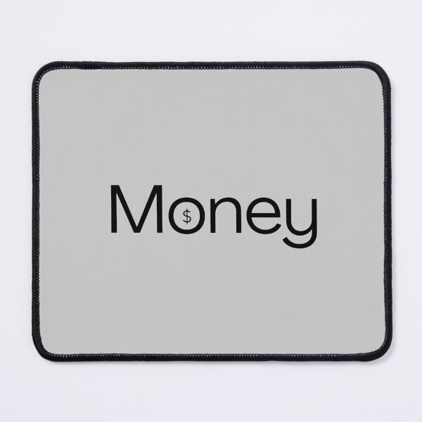 Item preview, Minimal Money Typography Design with Dollar Symbol | Modern Black & White Text Art designed and sold by CreativeXHub.