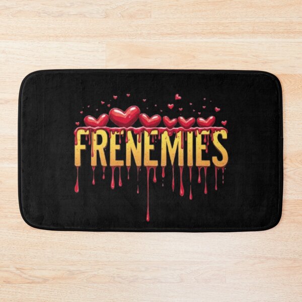 Item preview, FRENEMIES Dripping Hearts Design Funny Friendship Quote Sarcastic Humor Gift designed and sold by LUCKYHAPPYFINDS.