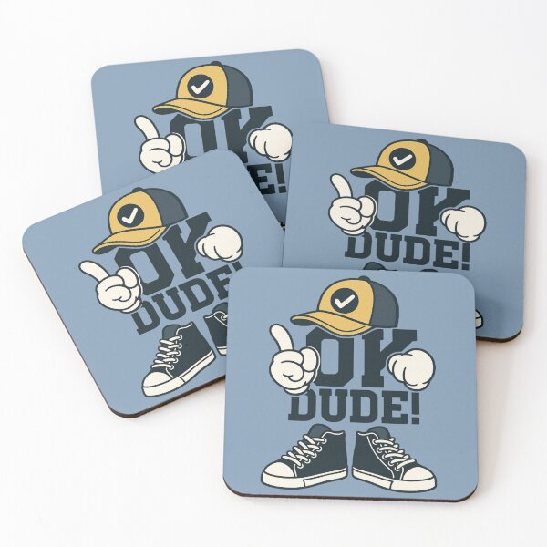 Item preview, OK Dude Funny Cartoon Thumbs Up Graphic | Cool Street Style Design designed and sold by MUKUND FASHION DESIGN.