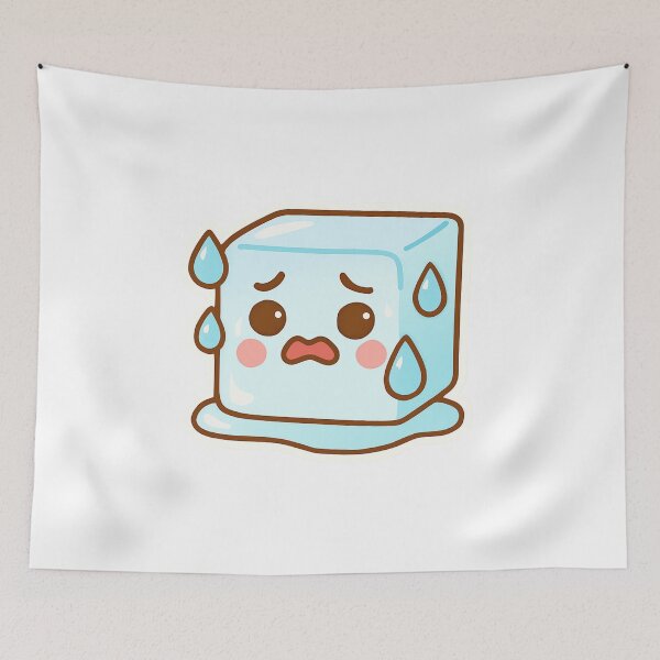 Item preview, Kawaii Melting Ice Cube designed and sold by Serge-Design.