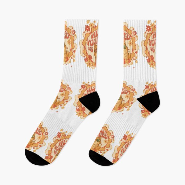 Item preview, Groovy Hippie Cat — All You Need Is Love designed and sold by Nacho Average Designs.
