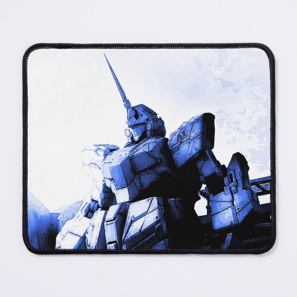 Item preview, unicorn Gundam art Digital Artwork blue frame designed and sold by sabartgunpla.