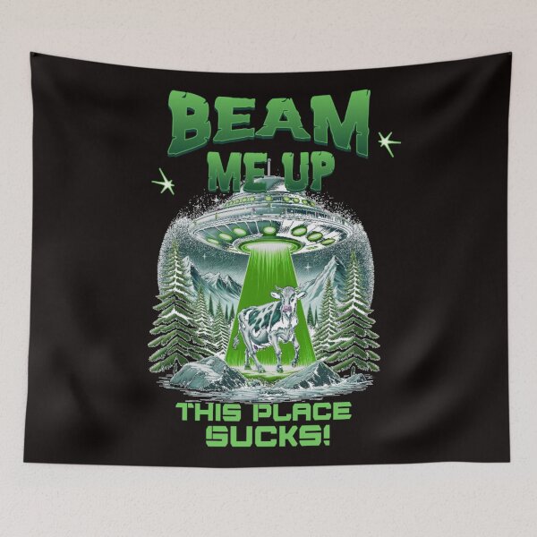 Item preview, Beam Me Up This Place Sucks  designed and sold by TheEndDesign.