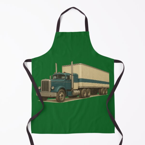Item preview, Vintage American Semi-Truck. designed and sold by © Zenscape Studio 2025.