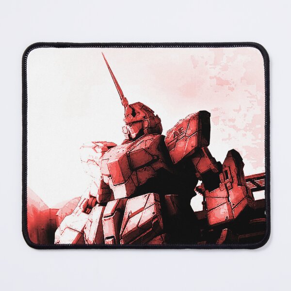 Item preview, unicorn Gundam art Digital Artwork red frame designed and sold by sabartgunpla.