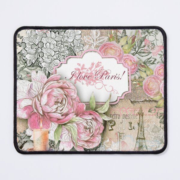 Item preview, I Love Paris Vintage Flower Theme designed and sold by hurmerinta.