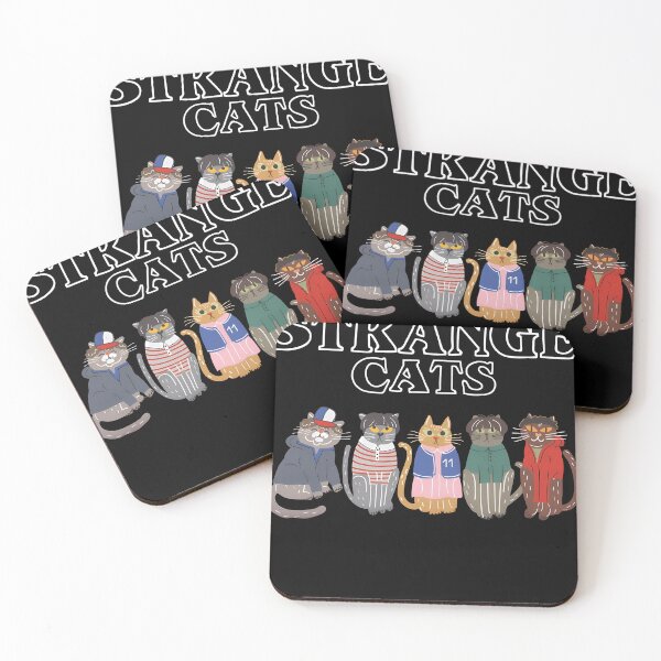 Item preview, Funny Stranger Cat Parody Cute Kitten Cat Lover designed and sold by DianneShelton.