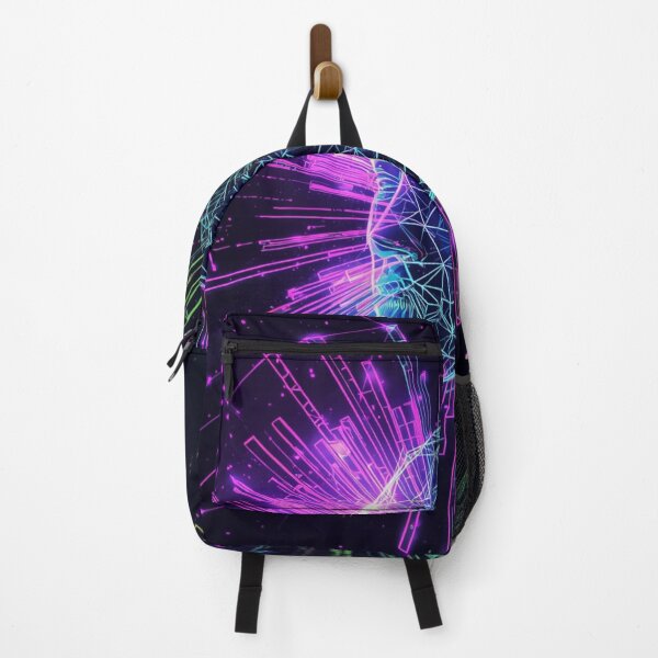 Item preview, Neon Cyberpunk Phantasm | Abstract Geometric Glitch Face Art designed and sold by goodcrystals.