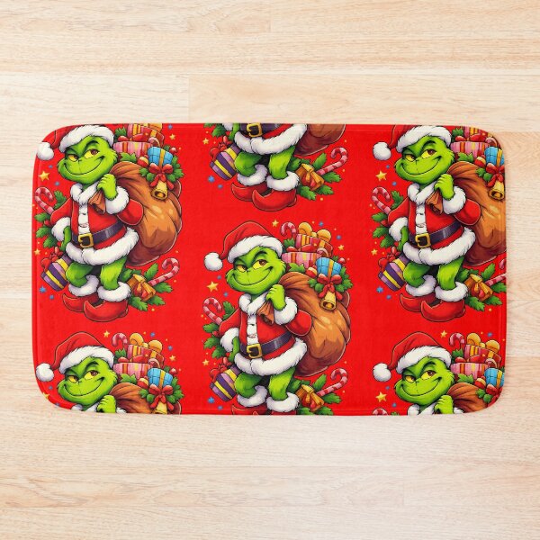 Item preview, the Grinch Green Christmas Grump Illustration designed and sold by Arte Cartoon From TagTeam Group.