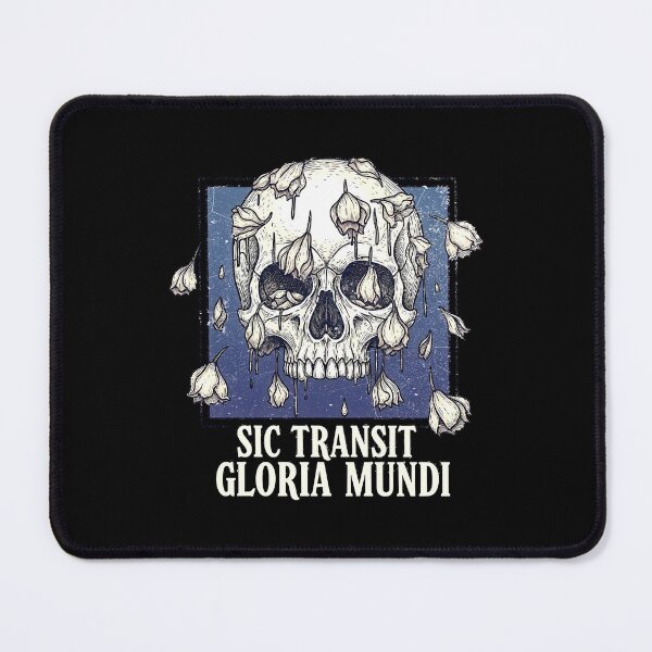 Item preview, Sic Transit Gloria Mundi Skull with Wilted Petals designed and sold by nuel-art.