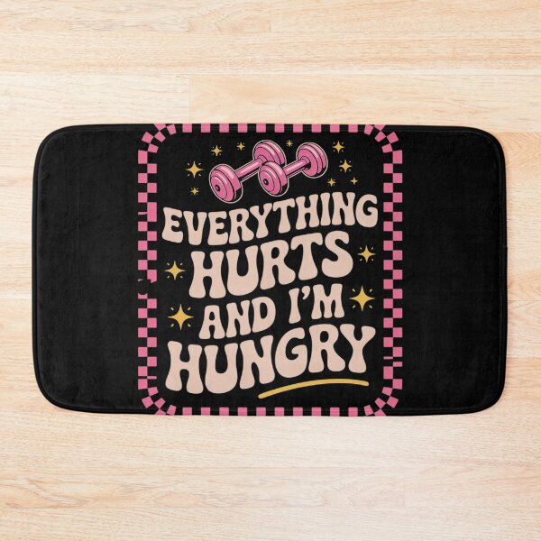 Item preview, everything hurts and im hungry workout Gym Fitness designed and sold by duolastgend.