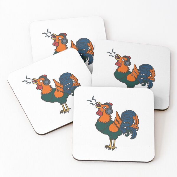 Item preview, "No Earplugs Needed" Rooster Trivia Cartoon designed and sold by PeanutCandy.