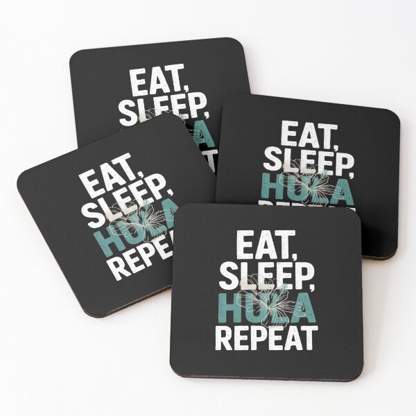 Item preview, Eat Sleep Hula Repeat Hoop Dancer Gift designed and sold by duolastgend.