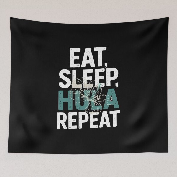 Item preview, Eat Sleep Hula Repeat Hoop Dancer Gift designed and sold by duolastgend.