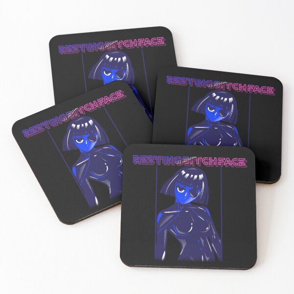 Item preview, Resting Bitch Face Cyberpunk Humor Design designed and sold by Pathfinders Co..