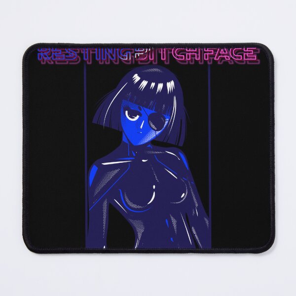Item preview, Resting Bitch Face Cyberpunk Humor Design designed and sold by Pathfinders Co..