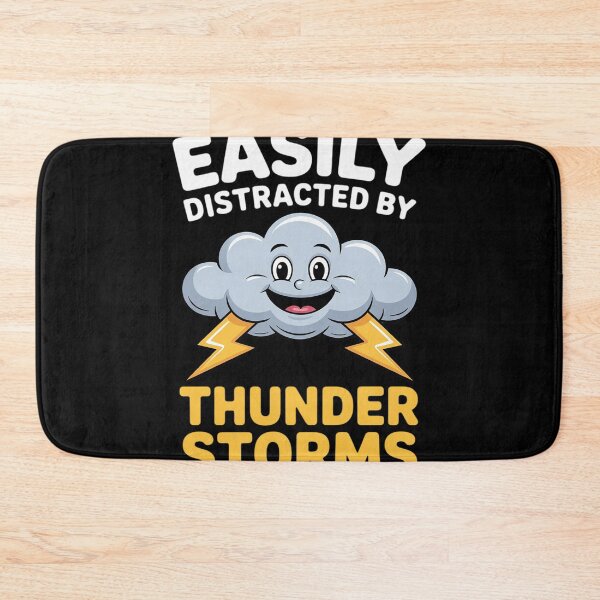 Item preview, Easily Distracted By Thunderstorms - Weather Meteorologist designed and sold by duolastgend.